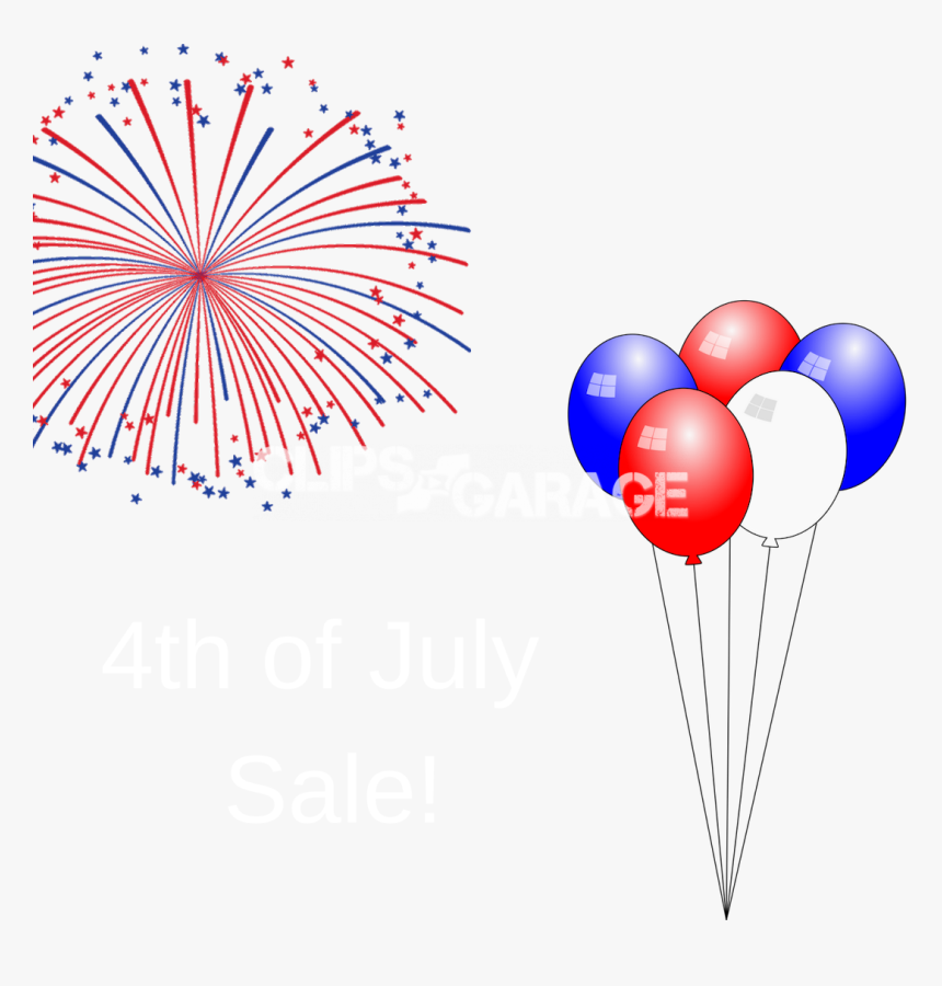 Video Capture - Transparent Background 4th July Firework Clipart, HD Png Download, Free Download