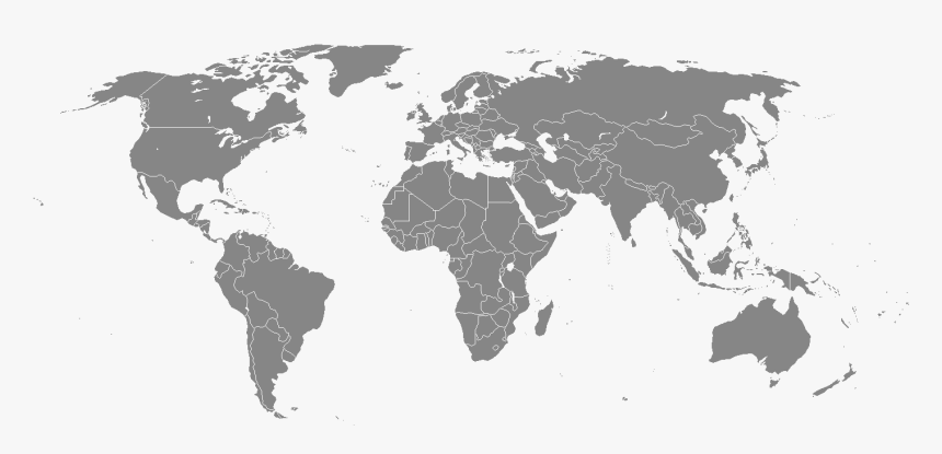 Blank Map Of The World 1914, HD Png Download, Free Download