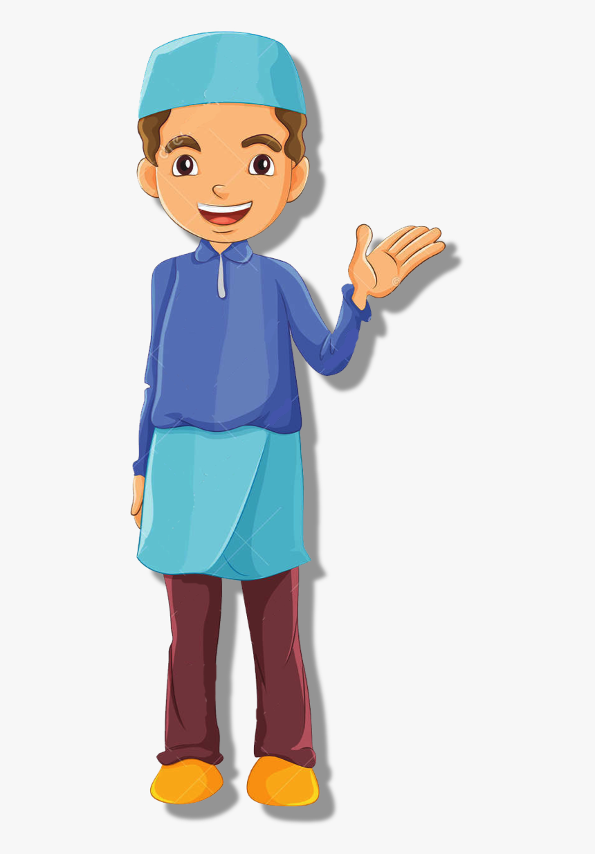 Muslim Man Cartoon Png, Transparent Png, Free Download