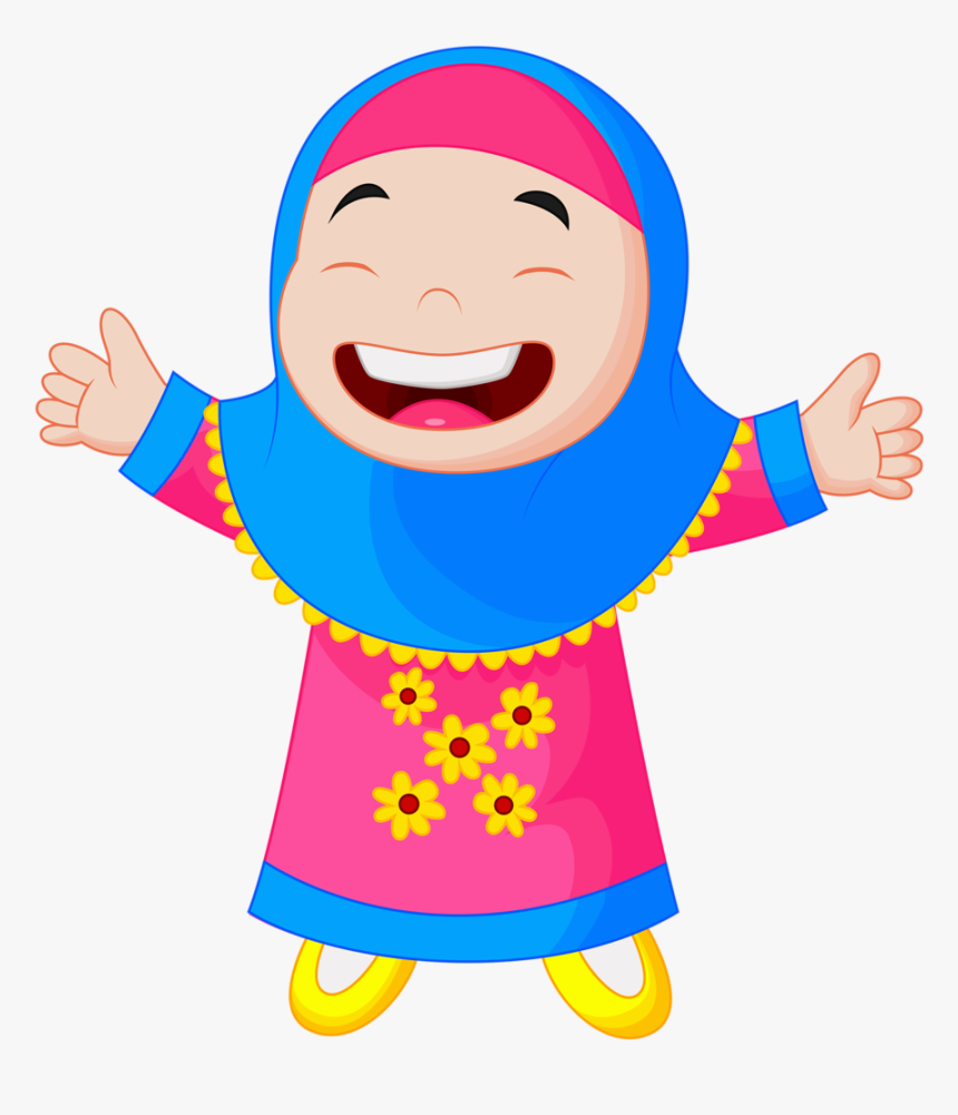 gambar sahabat muslimah kartun clipart