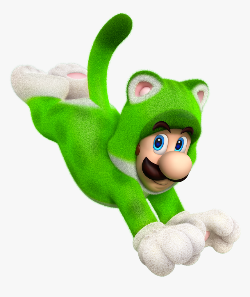 Cat Luigi - Super Mario 3d World Catsuit, HD Png Download, Free Download