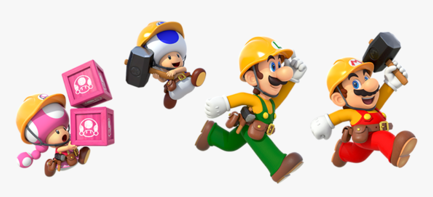 Supermariomaker2 Playyourway Characters - Super Mario Maker 2 Artwork, HD Png Download, Free Download