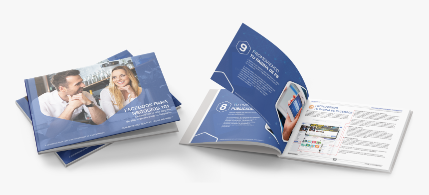 Horizontal Book Mockup 6 - Brochure, HD Png Download, Free Download