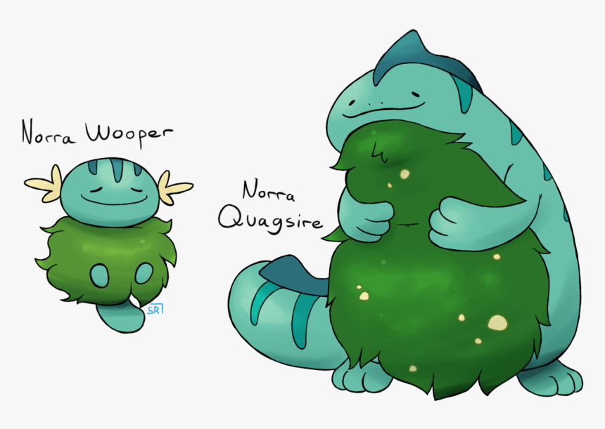 #042 Wooper
water Fish Pokemon - Pokemon Regional Variant Ideas, HD Png Download, Free Download