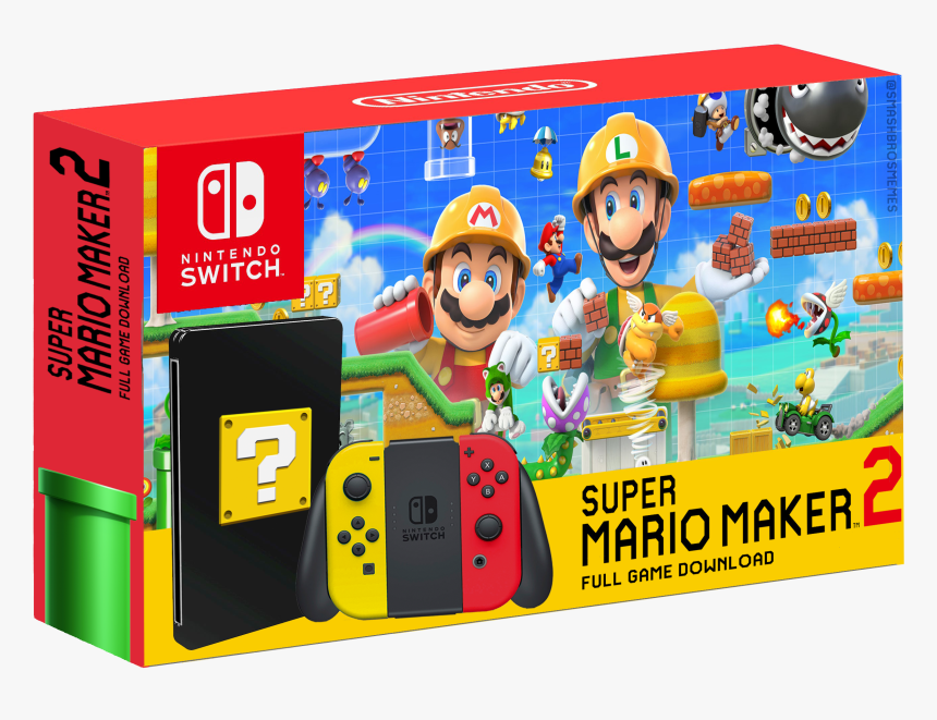 Nintendo Switch Super Mario Maker 2, HD Png Download, Free Download