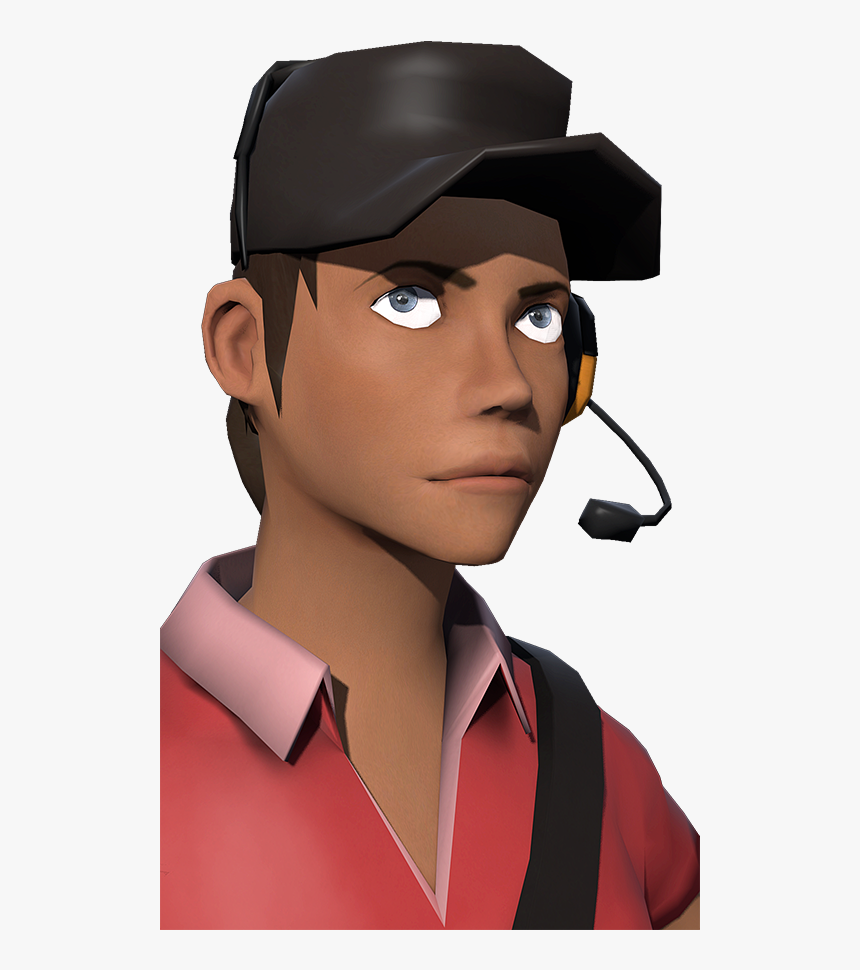 Tf2 Female Scout Face , Png Download - Tf2 Female Scout Face, Transparent Png, Free Download