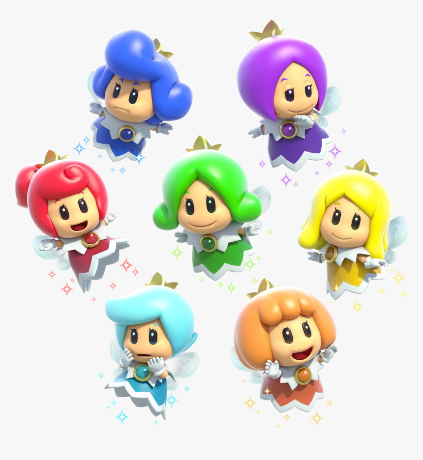 Fairy Group Artwork - Fee Mario 3d World, HD Png Download, Free Download