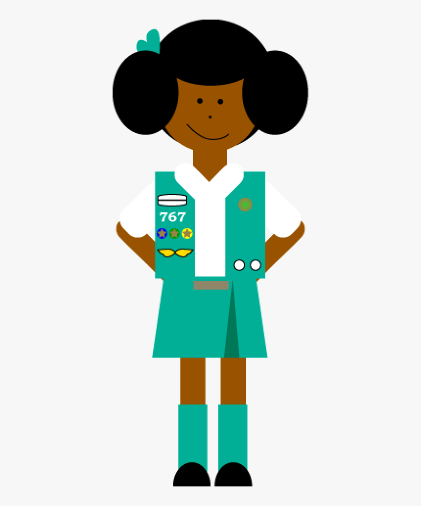 Girl Scout Clip Art - Girl Scout Png Clipart, Transparent Png, Free Download