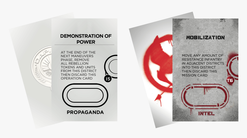 Example Of Cards From The Hunger Games - Hunger Games, HD Png Download, Free Download