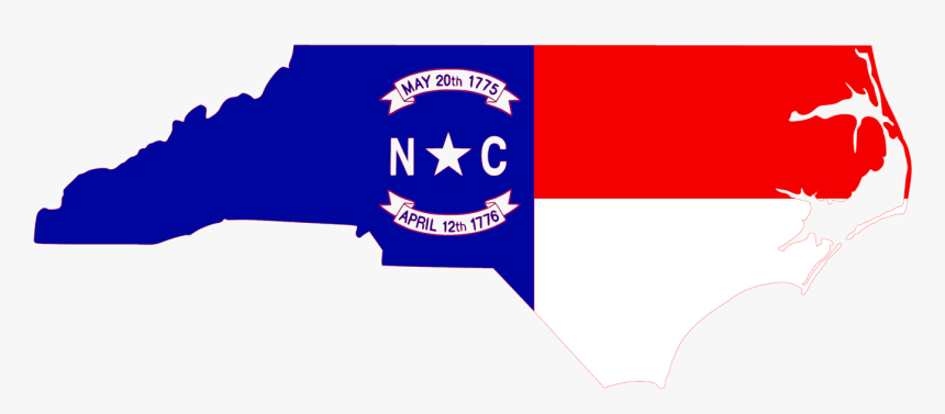 Clip Art Shaped Southern Charm Chic - North Carolina Flag In State, HD Png Download, Free Download