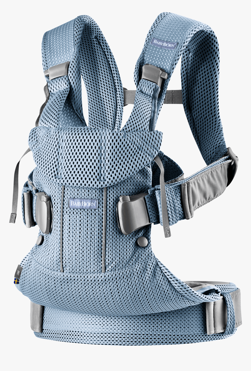 Baby Carrier One Air Slate Blue 3d Mesh - Baby Bjorn One Air Grey, HD Png Download, Free Download