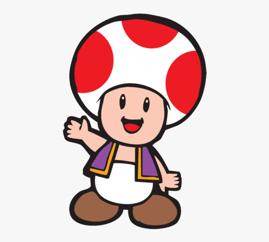 Toadstool Mascot - Toad From Mario, HD Png Download, Free Download
