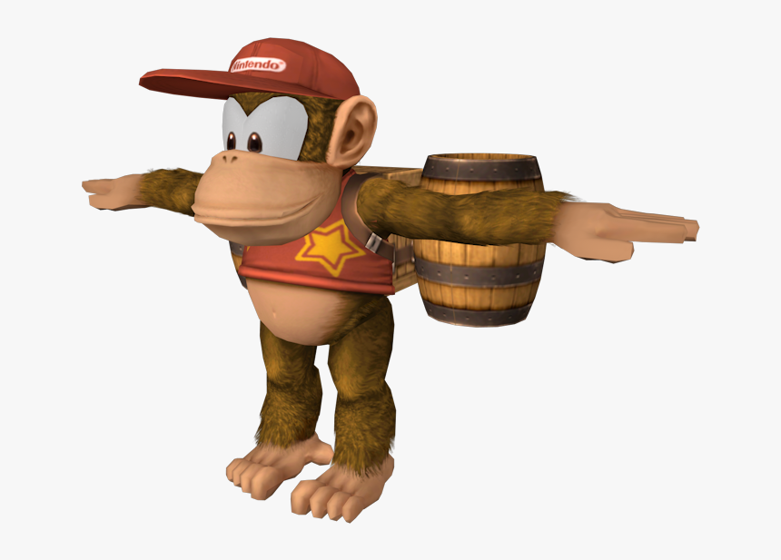 Download Zip Archive - T Pose Donkey Kong, HD Png Download, Free Download