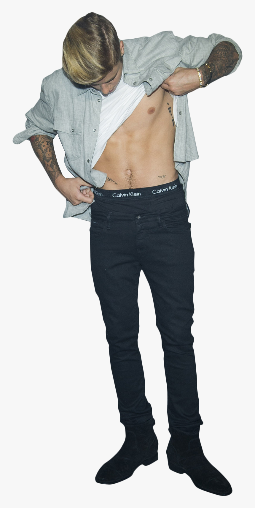 Justin Bieber Showing Sixpack Png Image - Justin Bieber Calvin Klein Fotos 2019, Transparent Png, Free Download