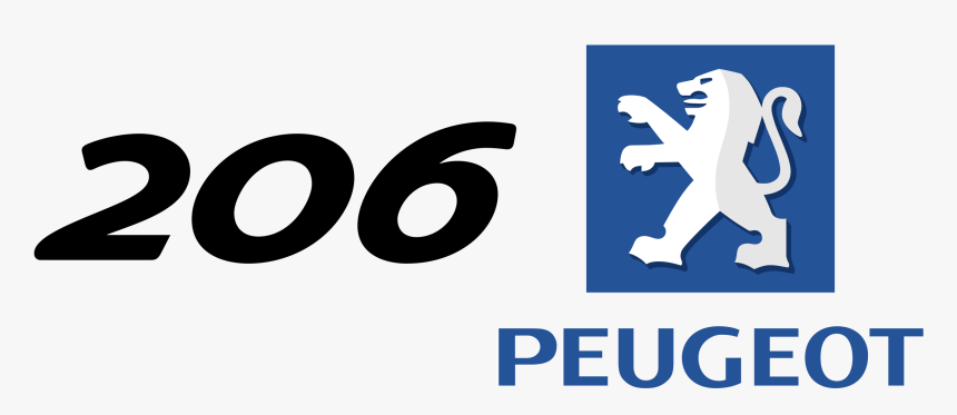 Peugeot 206 Logo Png, Transparent Png, Free Download