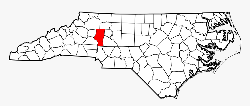 North Carolina State Outline Png - Guilford County On Map, Transparent Png, Free Download