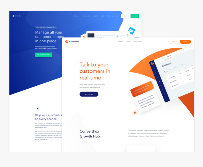 One Page Websites Dribbble, HD Png Download, Free Download