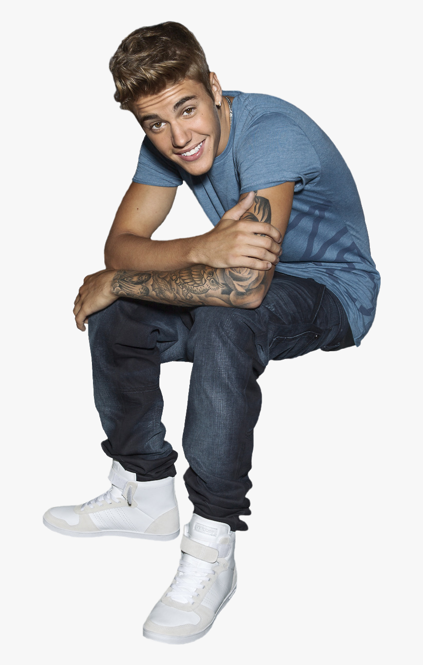 Justin Bieber Sitting Transparent, HD Png Download, Free Download