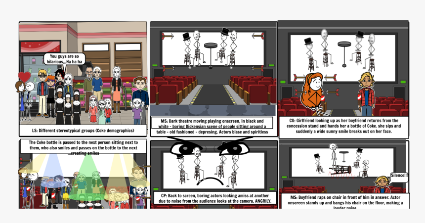 Storyboard For Coca Cola Advert, HD Png Download, Free Download