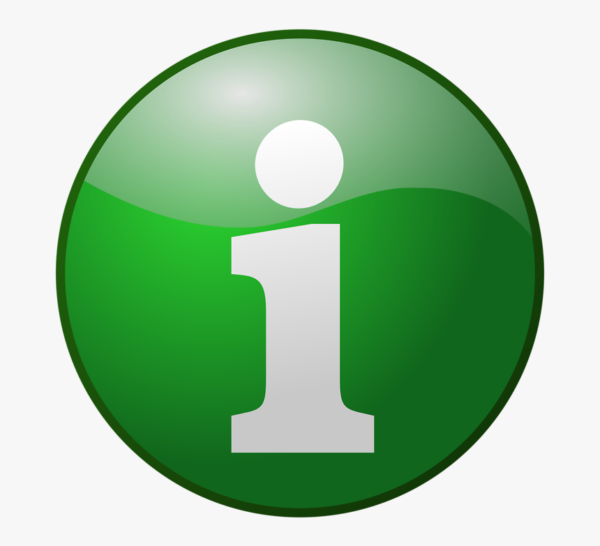 19 Green Info Icon Images - Info Clipart, HD Png Download, Free Download