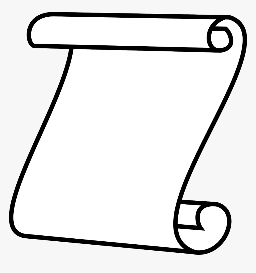 Blank Clip Art Scroll, HD Png Download, Free Download