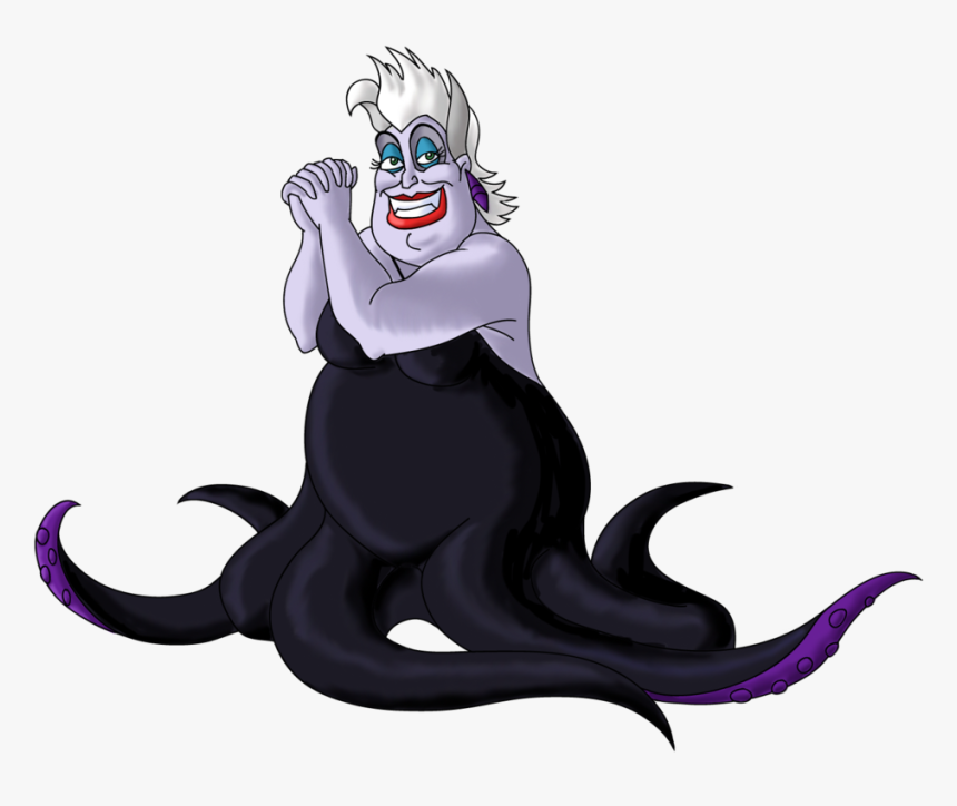 Transparent Ursula Clipart - Little Mermaid Octopus Lady, HD Png Download, Free Download