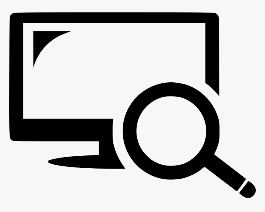 Zoom Magnifier Search Pc Computer Finder - Pc Search Icon Png, Transparent Png, Free Download