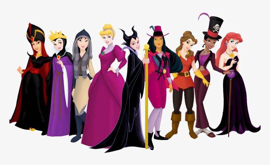 Disney Villains Clipart - Disney Princesses As Disney Villains, HD Png Download, Free Download