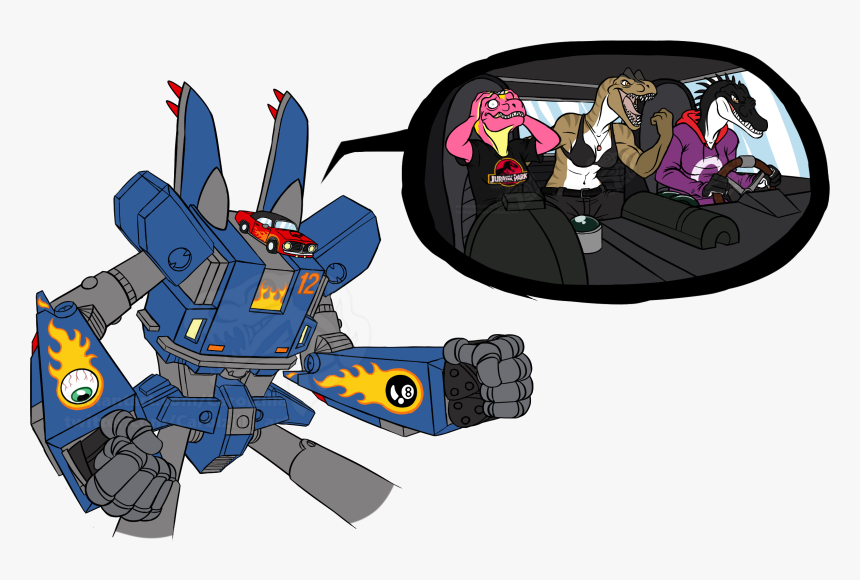 Chicks Dig Giant Robots - Cartoon, HD Png Download, Free Download