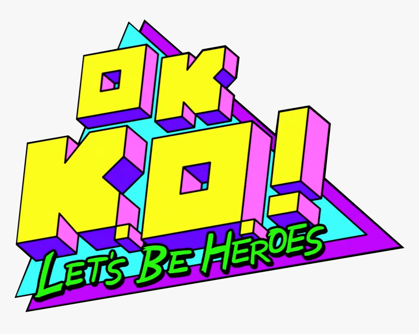 Ok Ko Logo - Ok Ko Let's Be Heroes Logo, HD Png Download, Free Download