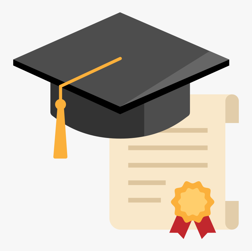 University Diploma Or Certificate Flat Icon Vector - University Education Flat Icon, HD Png Download, Free Download