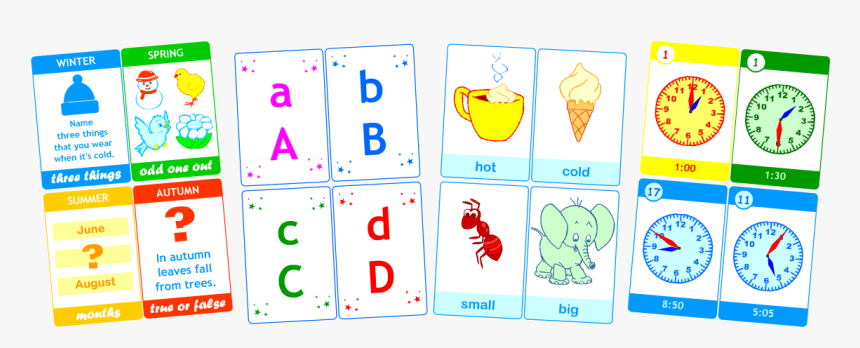 Printable Flashcards For Kids Learning English - Illustration, HD Png Download, Free Download