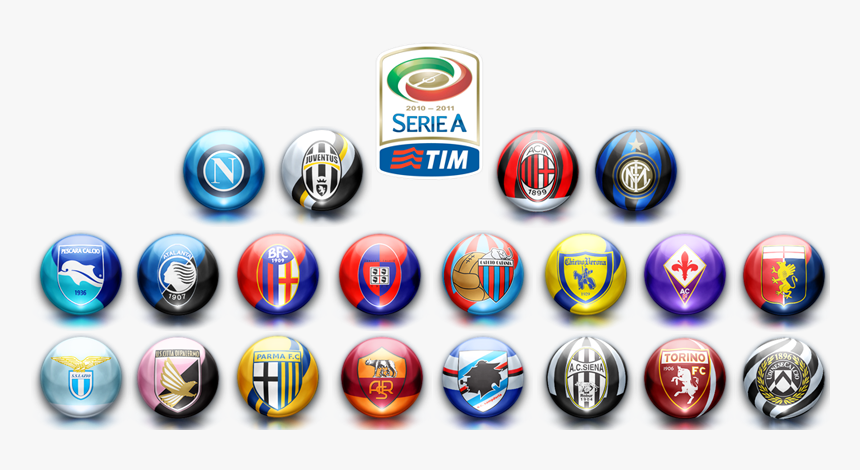 Serie A Italia Clubes, HD Png Download, Free Download