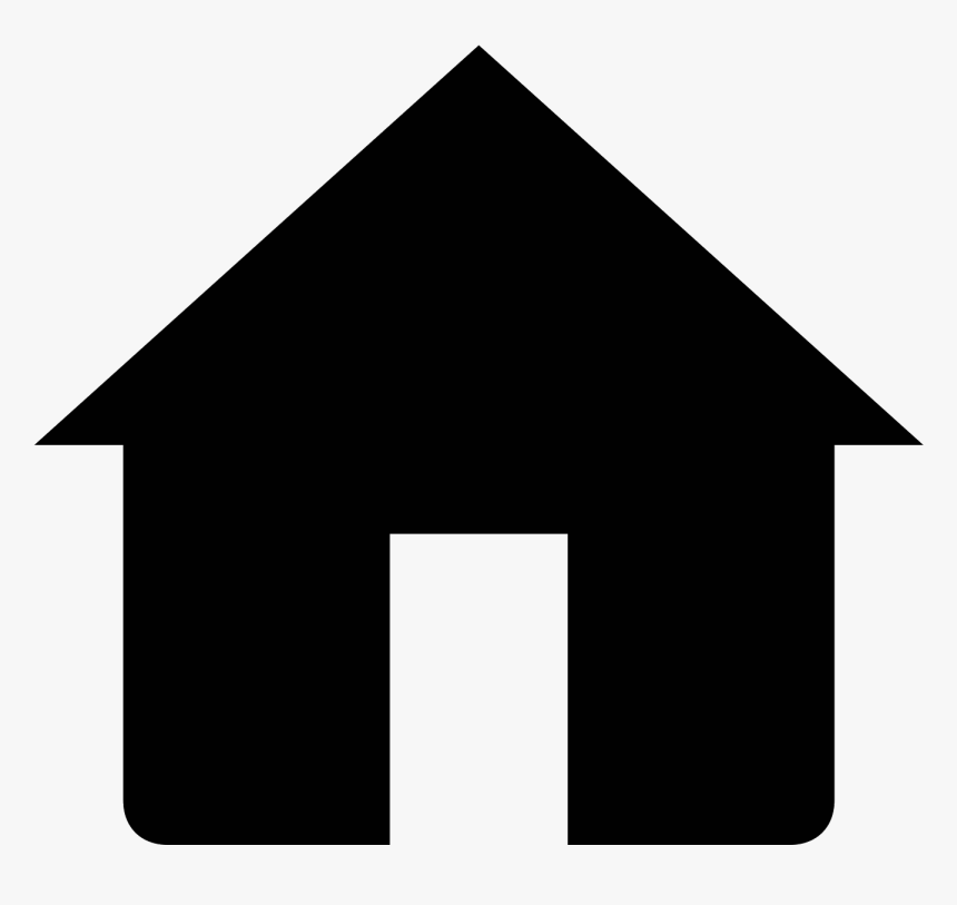 Computer Icons Home House Download Commercial Transprent - House Icon Black Png, Transparent Png, Free Download