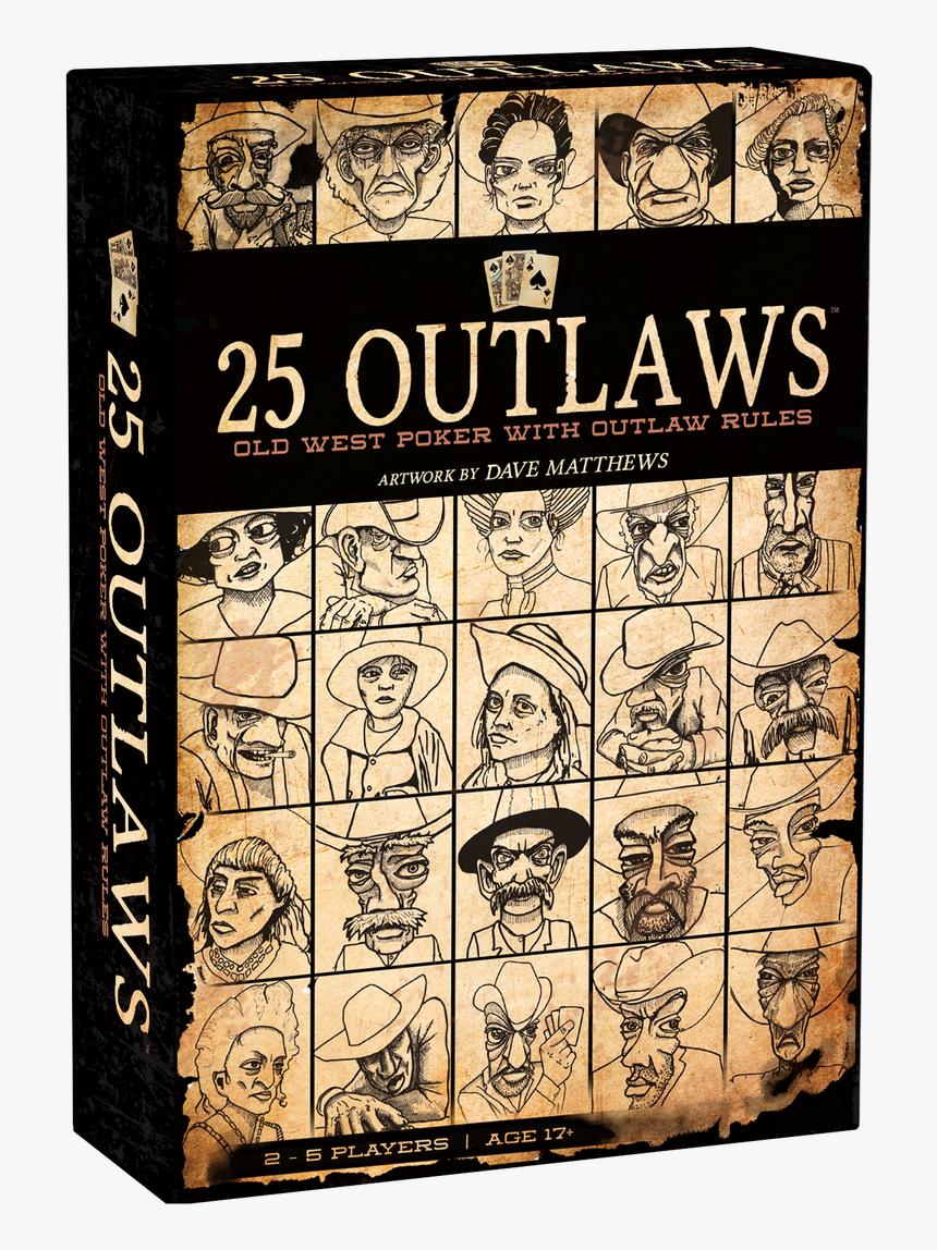 25 Outlaws Card Game, HD Png Download, Free Download