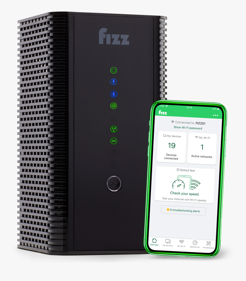 Modem-mobile - Fizz Internet, HD Png Download, Free Download