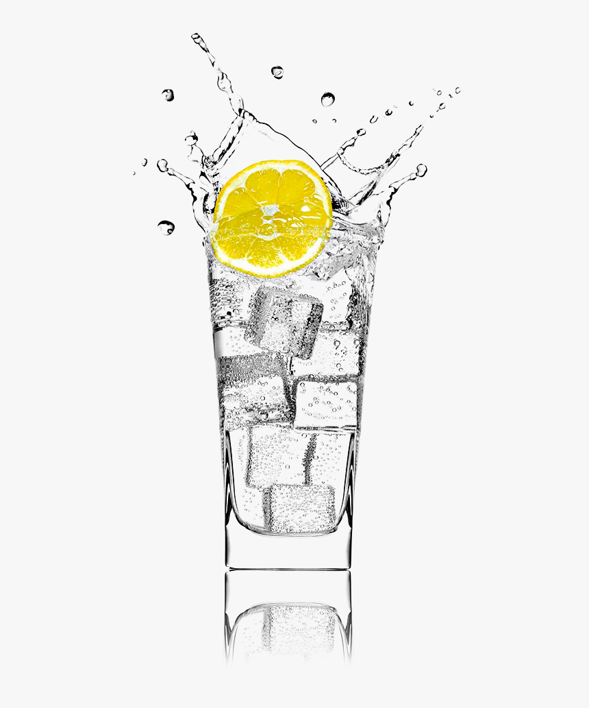 Highball Collins,non-alcoholic Beverage,distilled Beverage,fizz - Lemon Soda Glass Png, Transparent Png, Free Download
