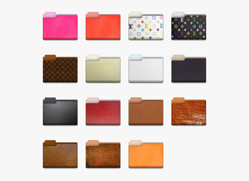 Leather Folder Icon Pack By Lemarquis - Free Mac Folder Icon, HD Png Download, Free Download