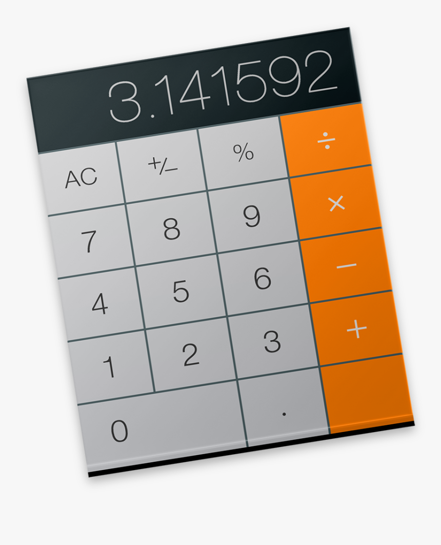 Calculator Icon - Apple Mac Calculator Icon, HD Png Download, Free Download