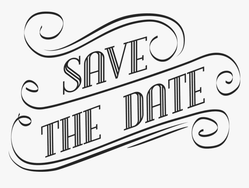 Transparent Save The Date Png Transparent - Save The Date Transparent Background, Png Download, Free Download