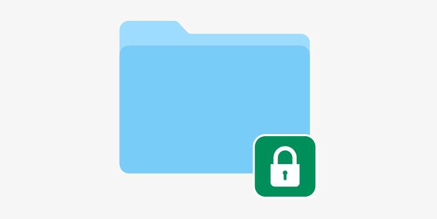 4-1 Help Encrypted Folder Mac - Encrypted Folder Icon, HD Png Download, Free Download