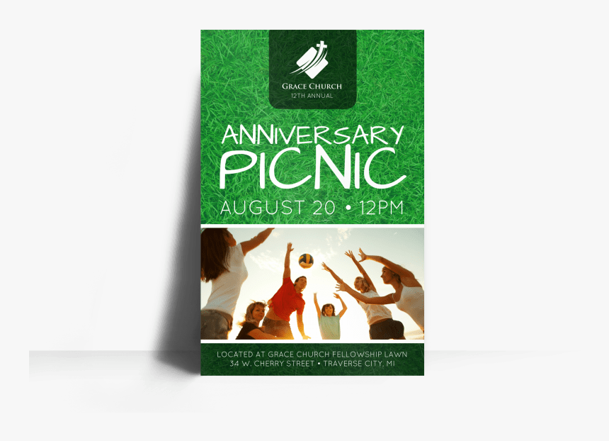 Church Anniversary Picnic Poster Template Preview - Flyer, HD Png Download, Free Download