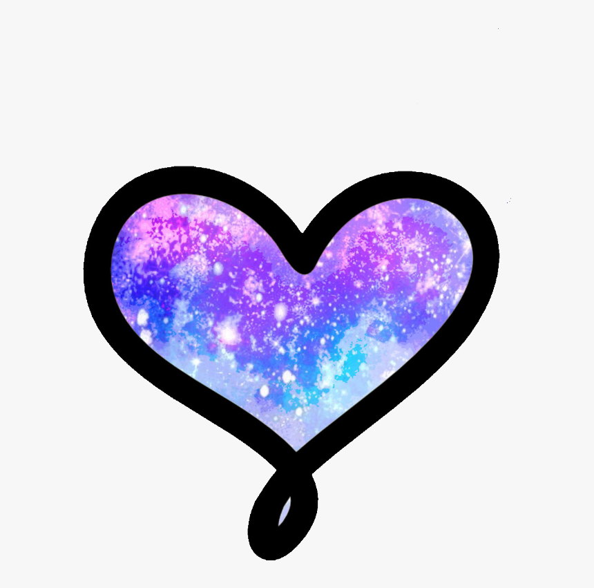 Cute Heart Png -galaxy Heart Png, Transparent Png - Galaxy Clip Art Heart, Png Download, Free Download