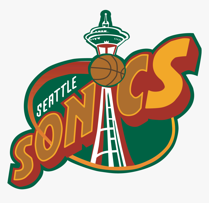 Seattle Supersonics 1996 Logo, HD Png Download, Free Download