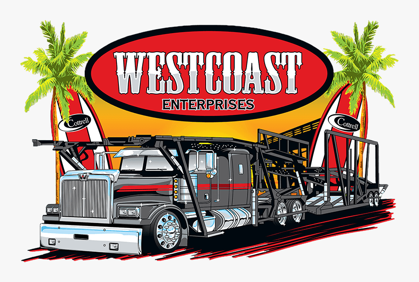 Westcoastlogo - Car Transport Truck Logo, HD Png Download, Free Download