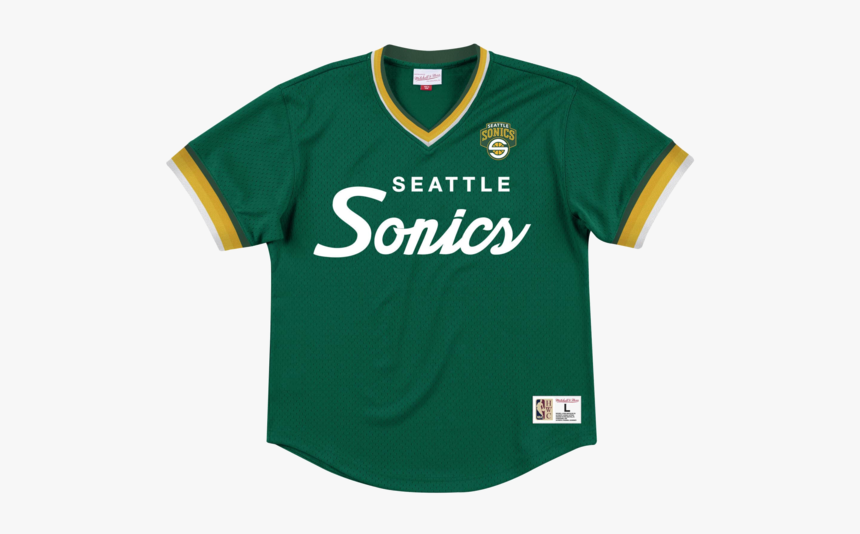 Mitchell And Ness Special Script Mesh V Neck Tee Seattle - Sports Jersey, HD Png Download, Free Download