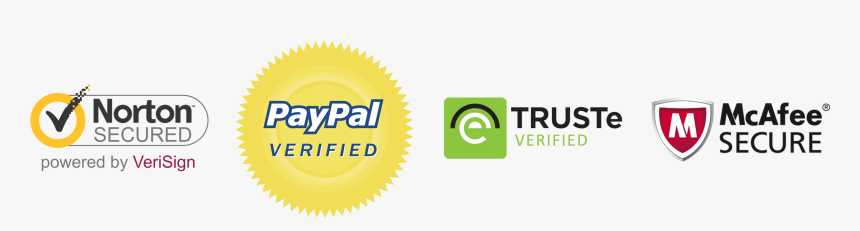 Paypal Png Transparent - Norton Mc Afee Verisign Trust E, Png Download, Free Download