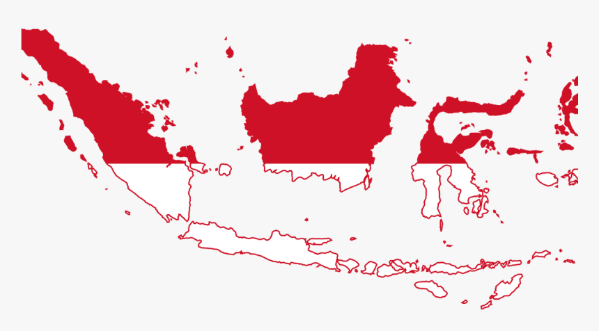 White Indonesia Map Png, Transparent Png, Free Download
