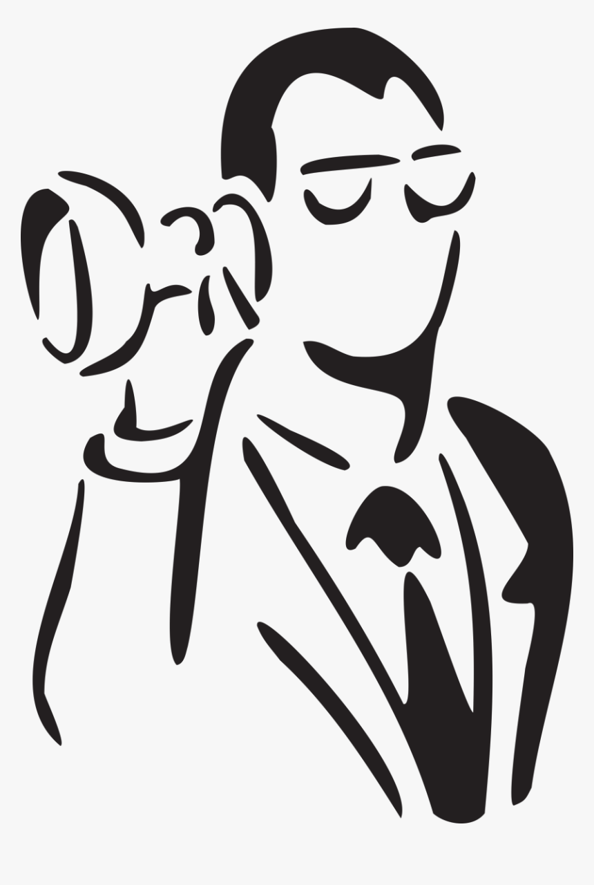 Knowingly Clipart - Detective Listening, HD Png Download, Free Download