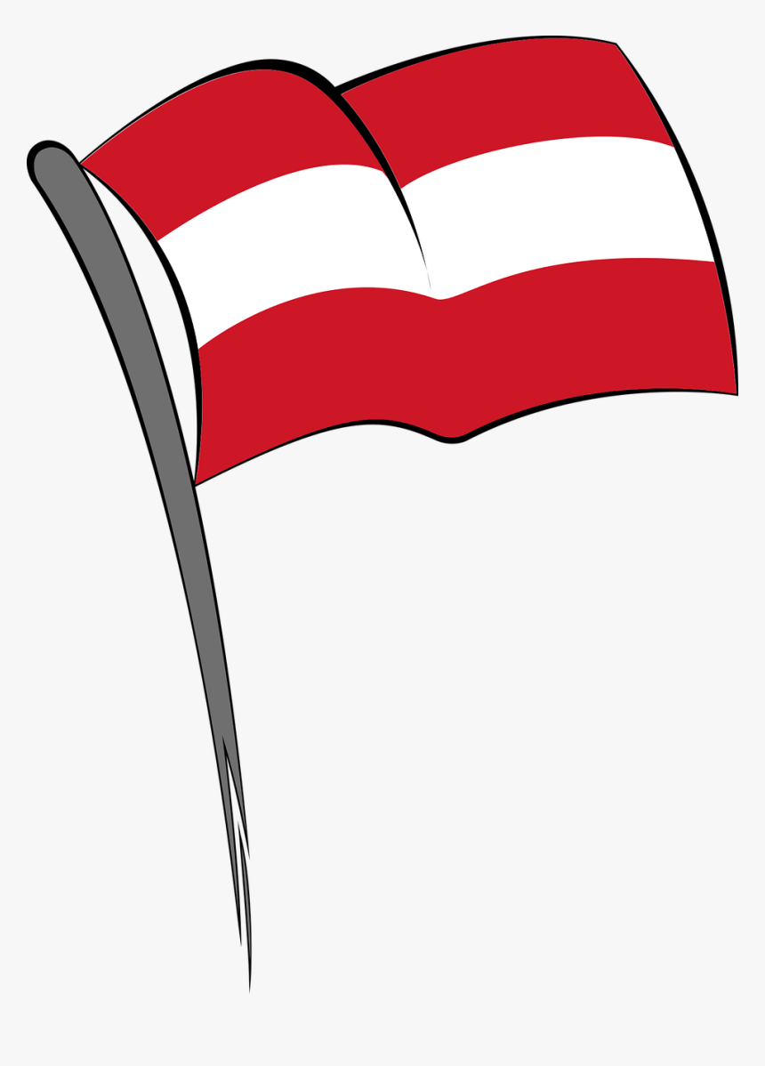 Bendera, Austria, Merah Putih Merah, Bergaris Garis - Austria Flag Clip Art, HD Png Download, Free Download
